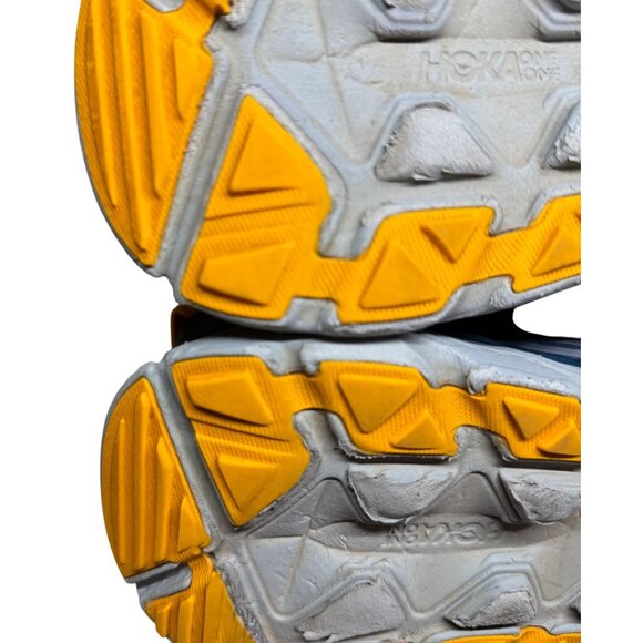Hoka One One Stinson ATR 6 Trail Running Shoes Size 9 Blue/Yellow - Picture 11 of 12